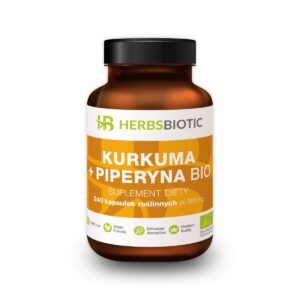 KURKUMA + PIPERYNA BIO